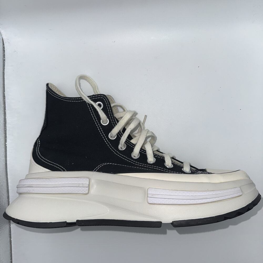 Converse Run Star Legacy CX Hi Black Egret White Men 8.5 Women 10 A00869C - Picture 10 of 15
